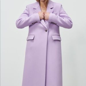 Zara lilac coat